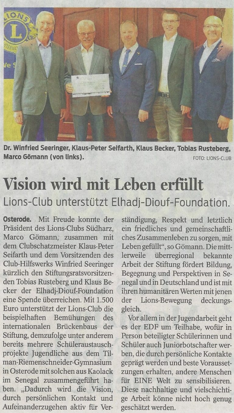 Lions für EDF